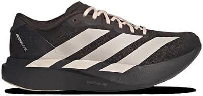 adidas, Womens, Adizero EVO SL Running Shoes, Aurora Coffee Met./Blush Pink/Iron Met, 10, C - Medium