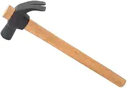 Martelo Carpinteiro 29mm – Cabo de Madeira, Aço Forjado, Resistente e Preciso para Construção e Marcenaria