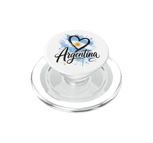PopGrip pour MagSafe Argentine Coeur PopSockets : évitez les chutes de smartphone avec style