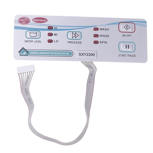Image of Washer Control Panel Easy Installation Compatible Professional Replace White|