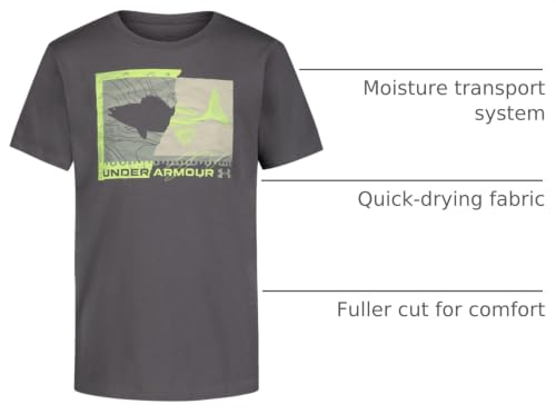 Image of Under Armour Boys' Short Sleeve Graphic T-Shirt, Soft & Comfortable, Outdoor Collection