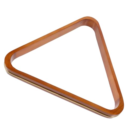ifundom Billiards Tripod Rack Ball Storage Triangle Pool Table Rack Billiard Net Frame Pool Table Accessory Wood Material Stable Design
