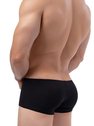 IKINGSKY Men's Cotton Bulge Boxer Briefs Sexy Pouch Shorts Stretch Low Rise Trunks Under Panties for Men3