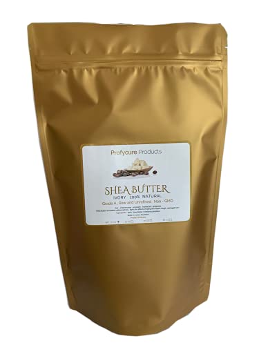 Shea Butter ivory 1 LB Natural 100% non-GMO handmade from Ghana, fresh