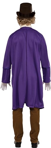 Rubie's Costume Co Chocolate Factory Deluxe Willy Wonka Costume, Multi, Standard