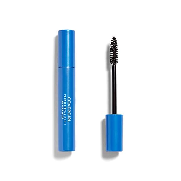 COVERGIRL Professional 3-in-1 Waterproof Mascara, Very Black 225, (Packaging May Vary), 0.3 Fl Oz (Pack of 1)