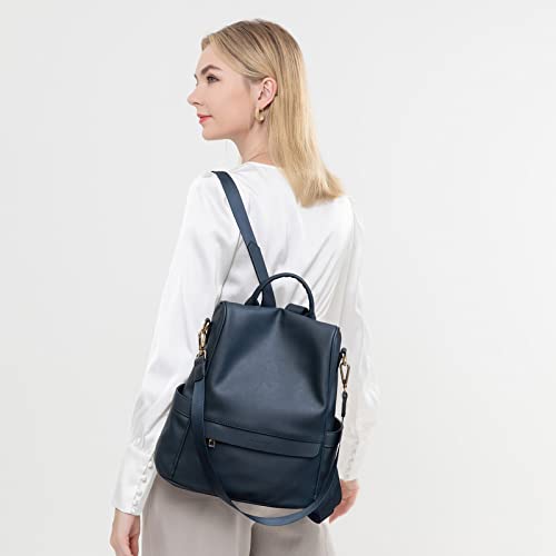 Image of CHERUTY Women Backpack Purse PU Leather Anti-theft Casual Shoulder Bag Fashion Ladies Satchel Bags