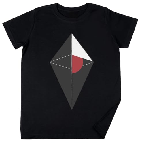 100% Cotone No Mans Sky - Logo Bambini Ragazzi Ragazze Unisex Maglietta Nero