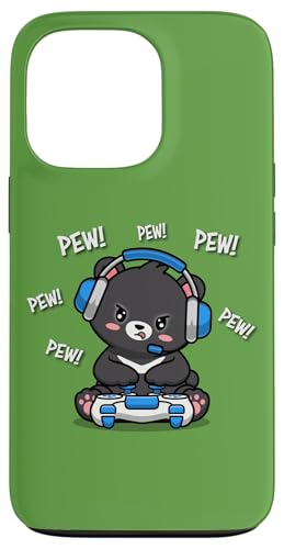 Kids Boys Girls Kawaii Video Gamer Bear Taiwan Travel �X�}�z�P�[�X iPhone 13 Pro �p