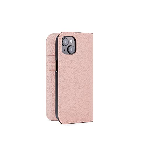 BONAVENTURA ボナベンチュラ ダイアリーケース [iPhone 14, サクラピンク] BODT14-PK ヨーロッパ最高級のレザー