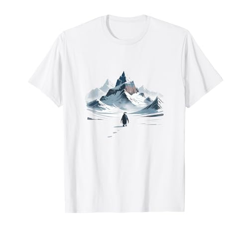 Pingüino Pero por Qué Dirigirse hacia Las Montañas Pingüinos Meme Camiseta