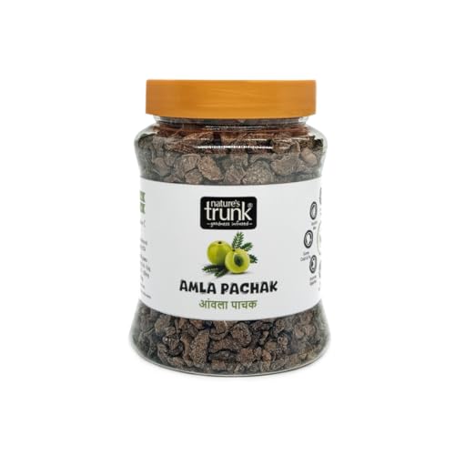 Nature's Trunk Amla Pachak |Sweet & Tangy Digestive Amla Snack | Traditional Indian Snack | Supports Gut Health & Immunity | Natural & Pure Gooseberry Treat (150g Jar)