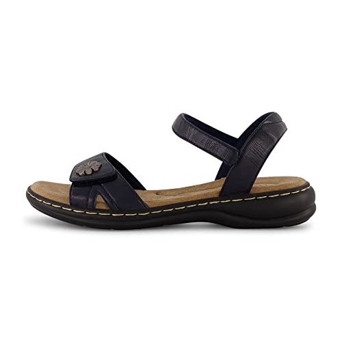 CUSHIONAIRE Women's Bloom Comfort Sandal with +Comfort Foam and Wide Widths