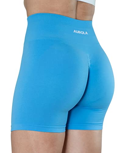 Image of AUROLA Intensify Workout Shorts for Women Seamless Scrunch Short Gym Yoga Running Sport Active Exercise Fitness Shorts