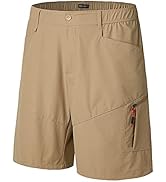 TAPULCO Mens Casual Cargo Shorts Summer Basic Quick Dry Stretch Elastic Waist Hiking Golf Outdoor...