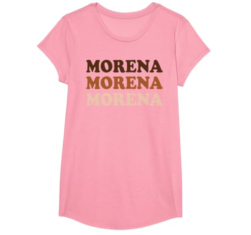 Morena Wedding Party Fun Latina Spanish Mexican T-Shirt T-Shirt, Girls, Pink, Small