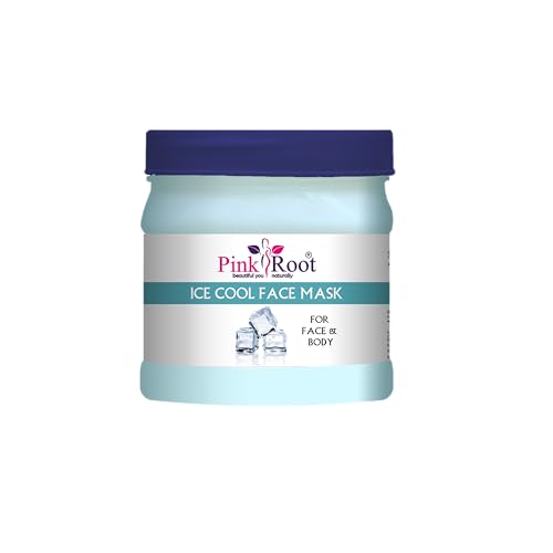 Image of Pink Root Ice Cool Face Mask Replenishing & Rejuvenation, Skin Smoothening, For All Skin Types 500gm