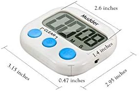 Kitchen Timer Magnetic Back with Large Buttons and Digital Display LCD Screen by Noondl - Image 3