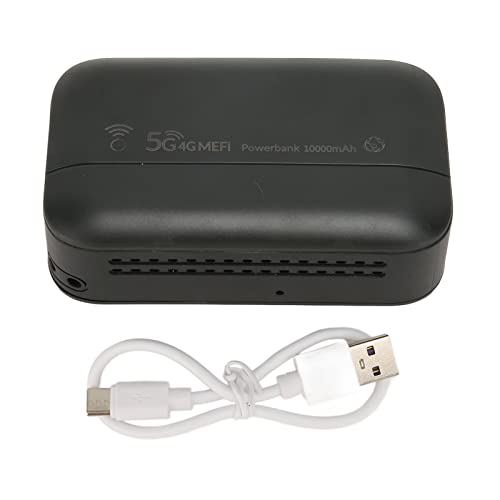 Image of Cryfokt 4G WiFi Router, Portable 4G LTE Wireless Router with 10000mAh Battery for Car Business Outdoor Travel, Compatible with Phone Laptop Tablet PC