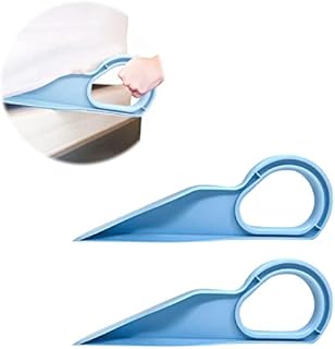 2 Piece Mattress Lifter, Ergonomic Mattress Wedge Lifter, Mattress Wedge Lifter, Bedding, Simple Lay Sheet Mattress Tool, Back Pain Relief, Reusable