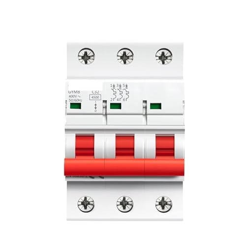 Disyuntor trifásico de 20A y 220V: mini interruptor automático de curva C