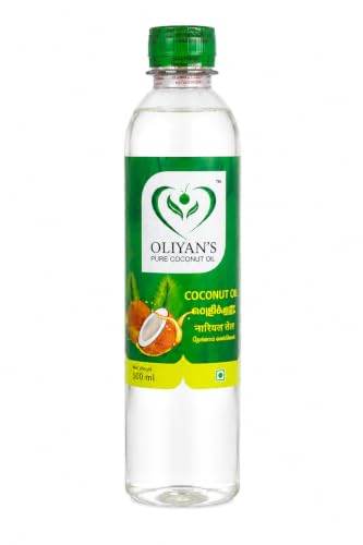 Image of OLIYAN'S Kerala Pure Coconut Oil, 500 ml | 100% Pure Cold Pressed, Edible, Hair & Skin Care, No Chemicals