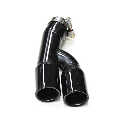 Embout d'échappement double en inox 304 noir pour BMW F30 320i 2013-2016