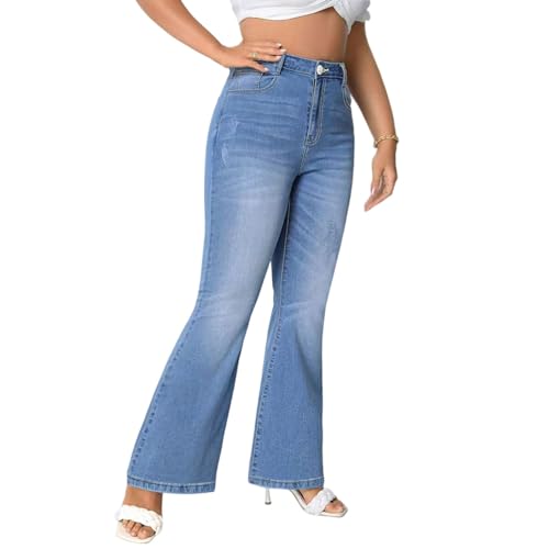 Baggy Jeans for Women Stretch High Wasited Straight Leg Jeans Casual Loose Boyfriends Trousers Y2K 90s Denim Pants3