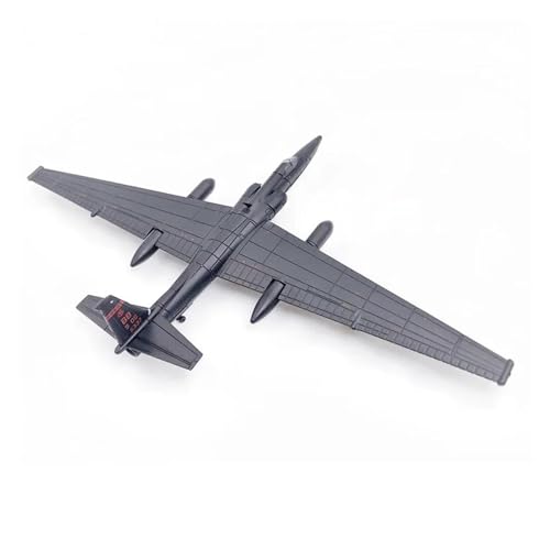 Modelo de avión U-2 escala 1/144 gris en miniatura coleccionable 4