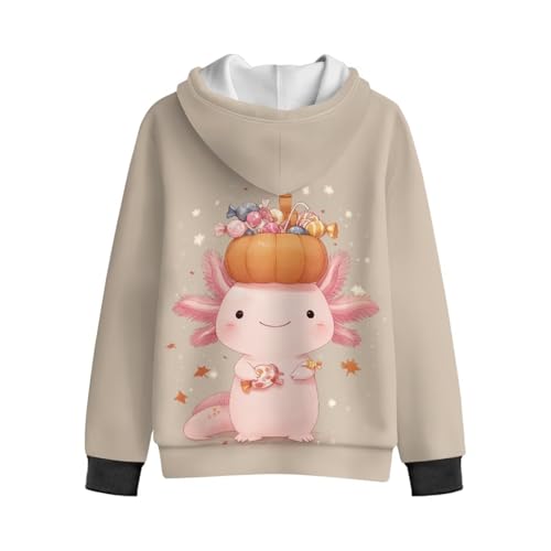 Kids Zip-Up Sweatshirt, Long Sleeve Hooded Sweatshirt, Fleece Hoodie Jacket for Girls 4-16 Years2