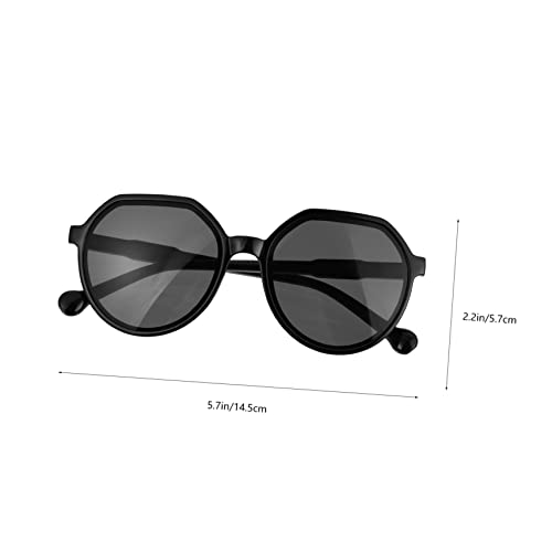 VALICLUD Fashion and Elegant Round Sunglasses Anti-glare Men's Circular Eyewear Big Round Beach Photo Prop Candy Sunglasses2