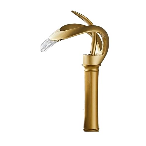 Robinet de lavabo gris et or pour moderniser votre vasque de salle de bain - 2