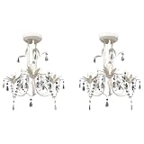 Grazie al suo design di cristallo regale, questo splendido lampadario ¨¨ perfetto per il vostro ingresso, sala da pranzo, soggiorno e altro ancora! I pendenti in cristallo di alta qualit¨¤, con splendente reale chiarezza, sicuramente catturano e riflettono la luce in modo efficace, mentre lo spettro vi offre un magnifico gioco di colori