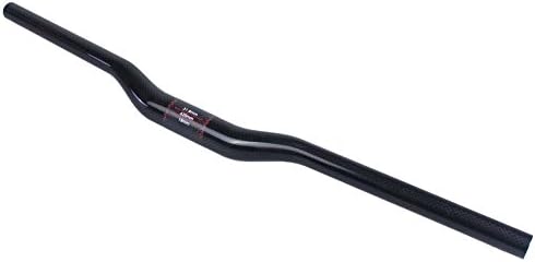 Vitoki 3K Full Carbon Fiber Handlebar MTB Montian Bike Bicycle Riser Flat Bar 620mm/660mm/700mm/720mm, Black