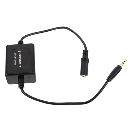 Veemoon Car Audio Filters for Speakers Noise Reducer Eliminate Static Hum Ground Loop Suppressor for Car
