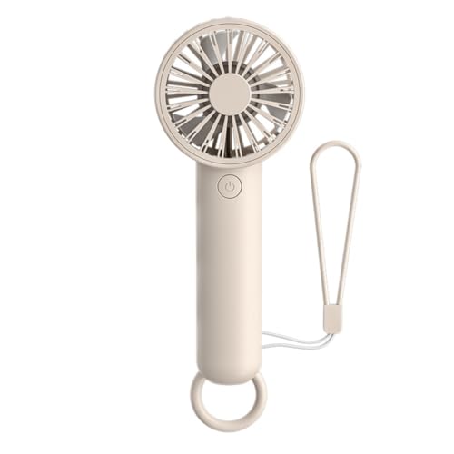 Fivetwofive Ventilador Portátil de Mano USB Mini, Multifunción, 3 Velocidades, Tipo C, Recargable, con Mosquetón para Viajes Al Aire Libre B
