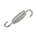 Motoforti Motorcycles Universal Exhaust Pipe Spring 54mm 2.1' Stainless Steel Exhaust Pipe Spring Hook Modified Accessory
