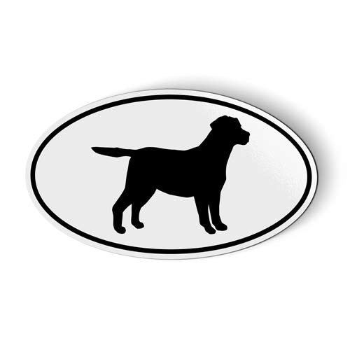 Imán Ovalado Labrador Retriever 5.5 pulgadas
