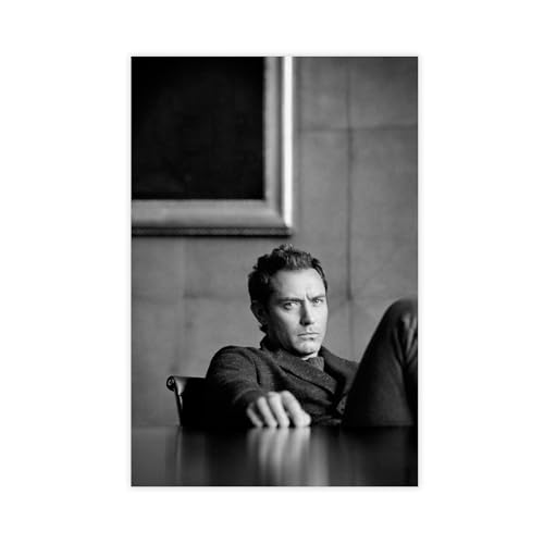 Poster Jude Law (28) sur toile - Décoration murale pour salon, chambre à coucher - 30 x 45 cm