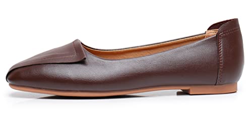 VenusCelia Women's Plain Dance Flat Shoe2