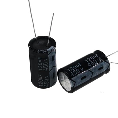 Condensateur 120uF 450V 120MFD composant électronique radial 18x30mm pour soudure étain
