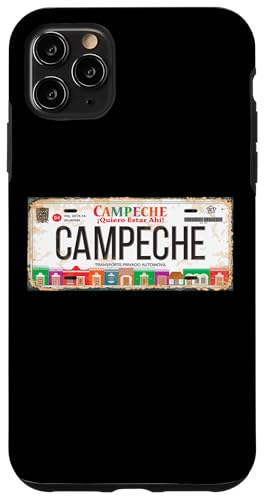 Campeche Mexico License Plate Mexican Travel Vacation Beach �X�}�z�P�[�X iPhone 11 Pro Max �p