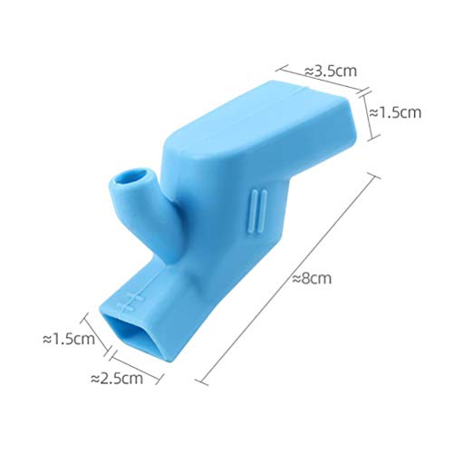 Image of 2Pcs Silicone Faucet Water Tap Extender, Kitchen Sink Faucet Extender Faucet Connector Kitchen Water Tap Extension Kitchen Sink Faucet Extender for Kids Tooth Brushing Gargle