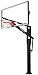 Goalrilla FT72 Basketball Hoop with Tempered Glass Backboard, Black Anodized Frame, and In-ground Anchor System