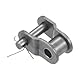 sourcing map 12Stk. Verbinder versetzt Halbgliederrolle 1/2 Kettenendverbinder 08B-Kette