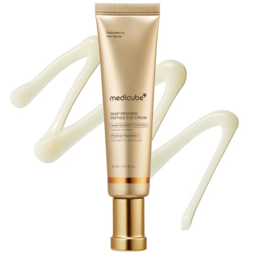 Image of medicube Eye Serum with Deep Reviving Peptide | Eye Treatment Serum with Multi Peptides, Niacinamide & Squalane | Reduces Signs of Aging and FIne Lines | Korean Skincare, 1.01 fl.oz