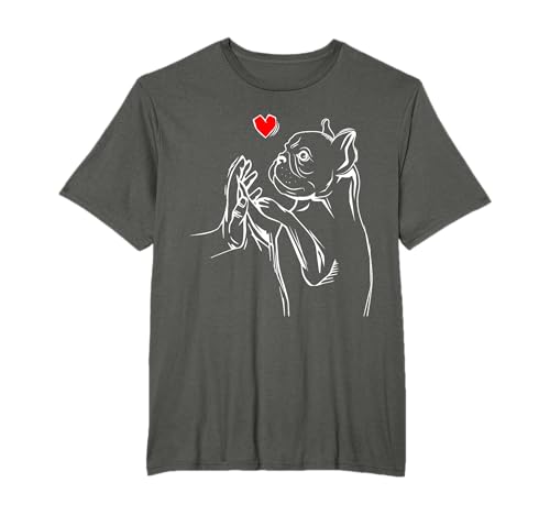 Bulldog Francese Love Frenchie Mistress Idea Regalo Maglietta