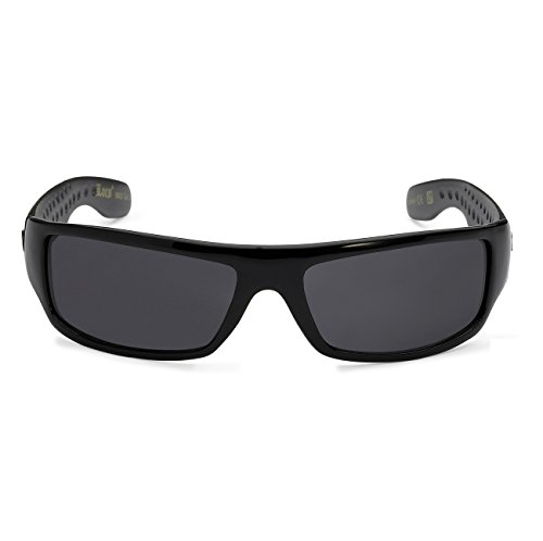 LOCS Sunglasses Hardcore Black Dark Lens 0103 Designer Stylish NEW2