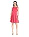 Jessica Simpson Women's Solid Bow-Back Dress with Neck Trim