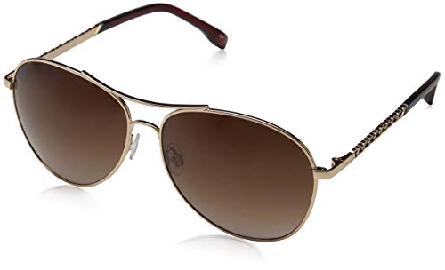 Preisvergleich Produktbild KAREN MILLEN Damen Luxe Sonnenbrille, Gold (Rose Gold), 60.0